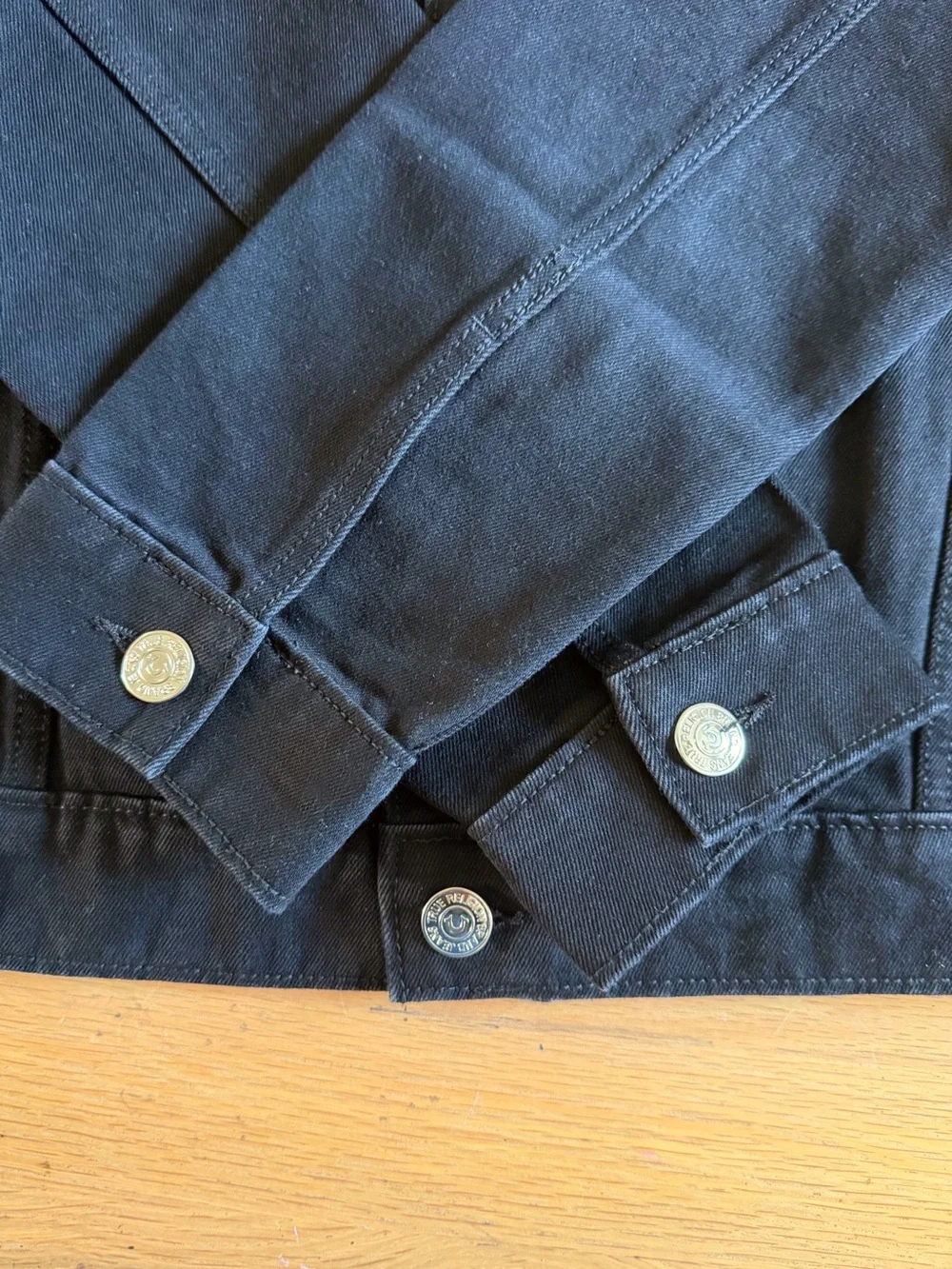 True Religion Black Lightweight Shirt Jacket